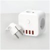 Przedłużacz KOBI LINEA PRO CUBE C 3gn+3USB/1USB-C/1,5m/Zu+W biały Kobi